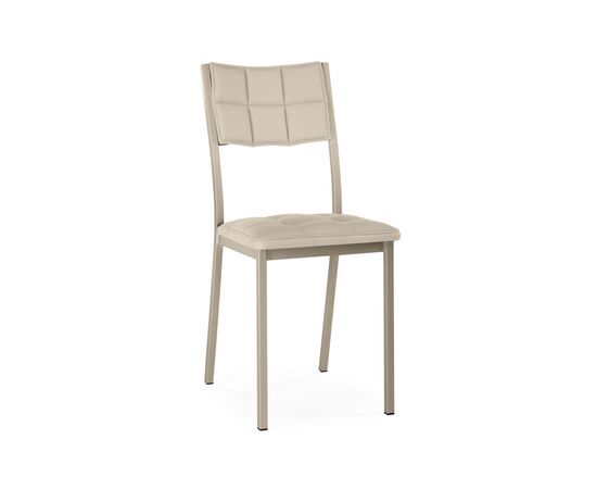 Стул на металлокаркасе Бекал микровелюр катания хумус / капучино | Интернет магазин мебели и декора LifeDekor