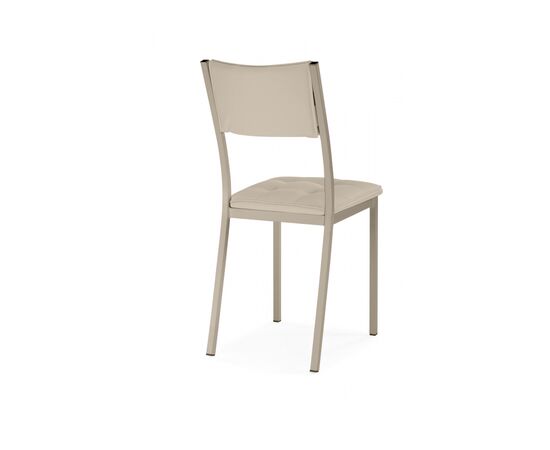 Стул на металлокаркасе Бекал микровелюр катания хумус / капучино, изображение 4 | Интернет магазин мебели и декора LifeDekor