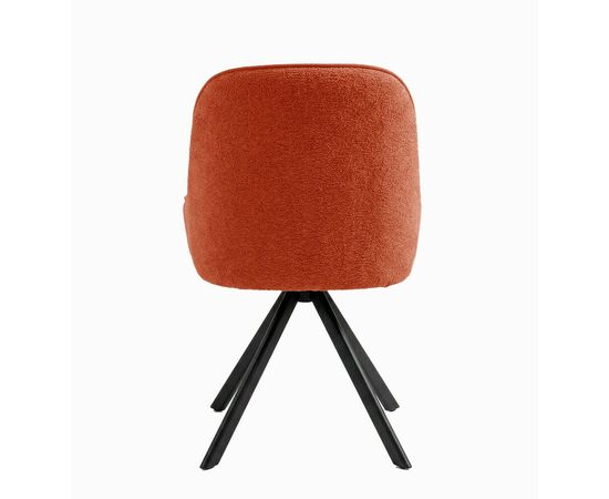 Стул DikLine 266M поворотный, P09/L05 терракотовый, ножки черные, изображение 5 | Интернет магазин мебели и декора LifeDekor