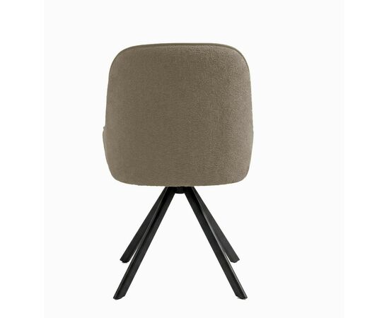 Стул DikLine 266M поворотный, P03/L03 бежевый, ножки черные, изображение 5 | Интернет магазин мебели и декора LifeDekor