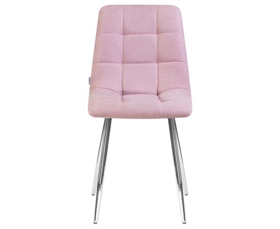 Стул обеденный DOBRIN ALEX, хром ножки, сиреневая ткань (UF860-04B), Вариант: хром ножки, сиреневая ткань (UF860-04B), изображение 6 | Интернет магазин мебели и декора LifeDekor