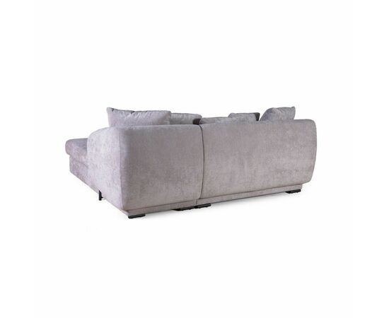 Бабл диван-кровать с шезлонгом, механизм «дельфин», шенилл Reef silver, изображение 12 | Интернет магазин мебели и декора LifeDekor