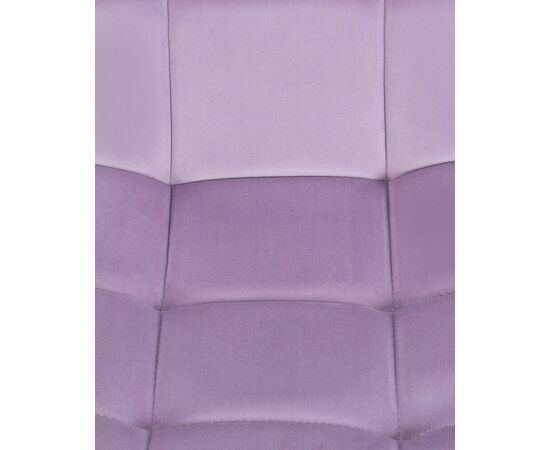 Стул обеденный DOBRIN ALEX, белые ножки, фиолетовый велюр (V108-49), Вариант: белые ножки, фиолетовый велюр (V108-49), изображение 10 | Интернет магазин мебели и декора LifeDekor