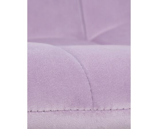 Стул обеденный DOBRIN ALEX, белые ножки, фиолетовый велюр (V108-49), Вариант: белые ножки, фиолетовый велюр (V108-49), изображение 11 | Интернет магазин мебели и декора LifeDekor