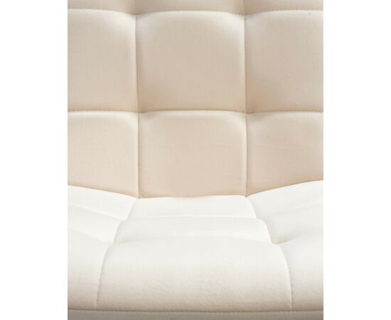 Стул обеденный DOBRIN CHILLY, Кремовый Holland 05, основание черное, изображение 2 | Интернет магазин мебели и декора LifeDekor