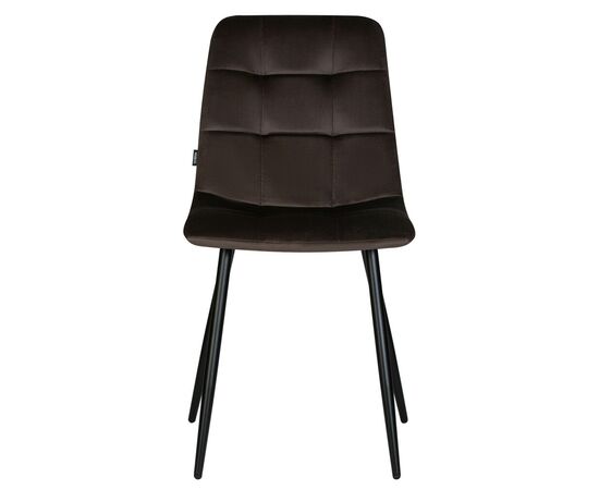 Стул обеденный DOBRIN CHILLY, Эспрессо Holland 74, основание черное, изображение 7 | Интернет магазин мебели и декора LifeDekor