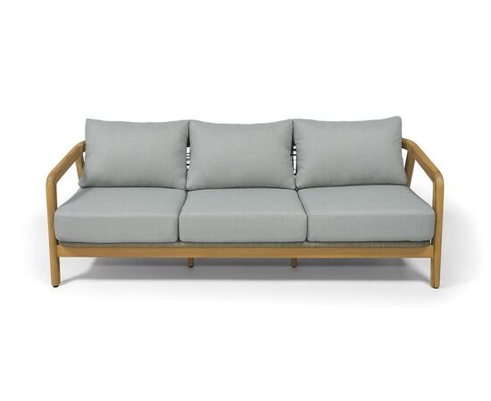 "Лейпциг" лаунж-зона из тика на 5 персон, цвет серый, изображение 6 | Интернет магазин мебели и декора LifeDekor