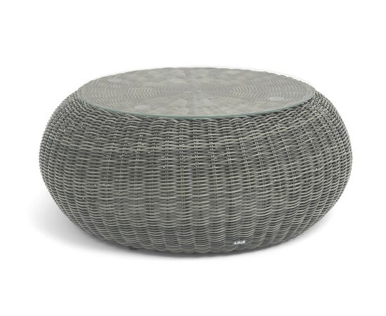 "Барселона" журнальный столик из искусственного ротанга, цвет графит | Интернет магазин мебели и декора LifeDekor