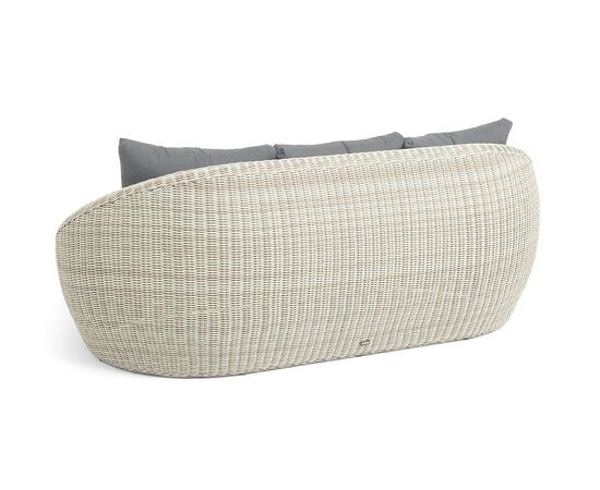 "Барселона" диван из искусственного ротанга трехместный, цвет бежевый, изображение 5 | Интернет магазин мебели и декора LifeDekor