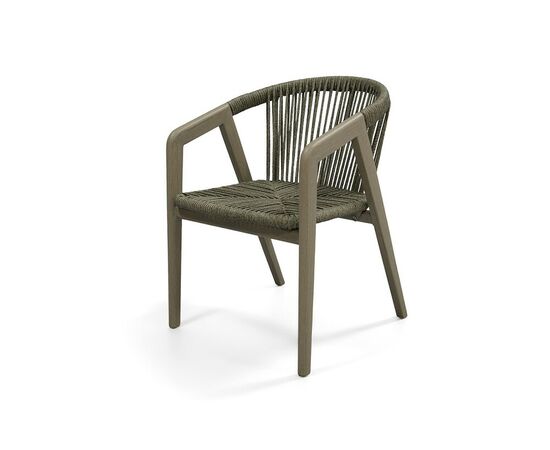 "Будапешт" стул из искусственного ротанга, цвет серый | Интернет магазин мебели и декора LifeDekor