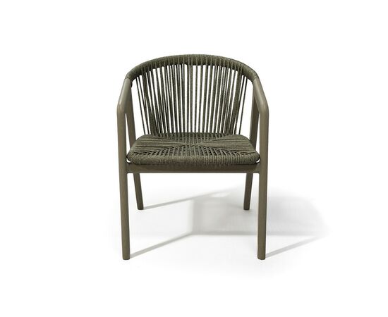 "Будапешт" стул из искусственного ротанга, цвет серый, изображение 2 | Интернет магазин мебели и декора LifeDekor