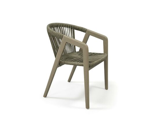 "Будапешт" стул из искусственного ротанга, цвет серый, изображение 4 | Интернет магазин мебели и декора LifeDekor