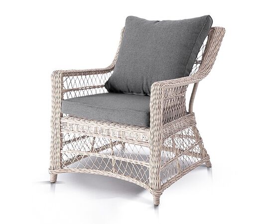 "Гранд Латте" кресло из искусственного ротанга, цвет бежевый | Интернет магазин мебели и декора LifeDekor