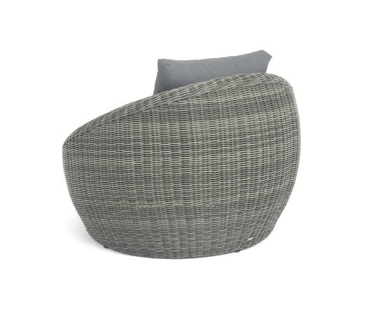 "Барселона" кресло из искусственного ротанга, цвет графит, изображение 5 | Интернет магазин мебели и декора LifeDekor