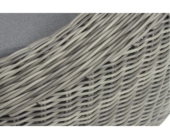 "Барселона" кресло из искусственного ротанга, цвет графит, изображение 6 | Интернет магазин мебели и декора LifeDekor