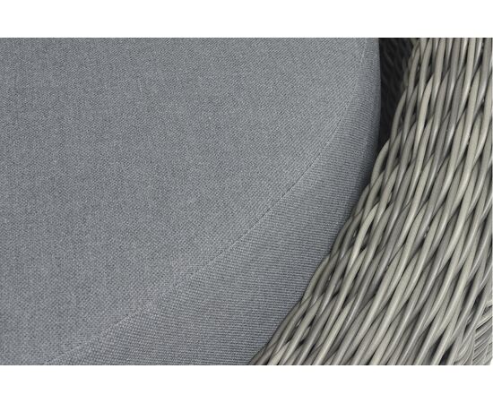 "Барселона" кресло из искусственного ротанга, цвет графит, изображение 7 | Интернет магазин мебели и декора LifeDekor