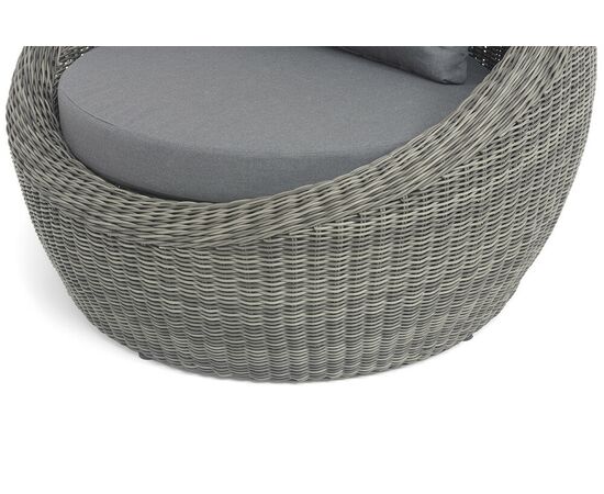 "Барселона" кресло из искусственного ротанга, цвет графит, изображение 8 | Интернет магазин мебели и декора LifeDekor