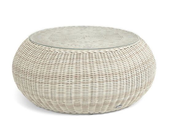 "Барселона" журнальный столик из искусственного ротанга, цвет бежевый | Интернет магазин мебели и декора LifeDekor