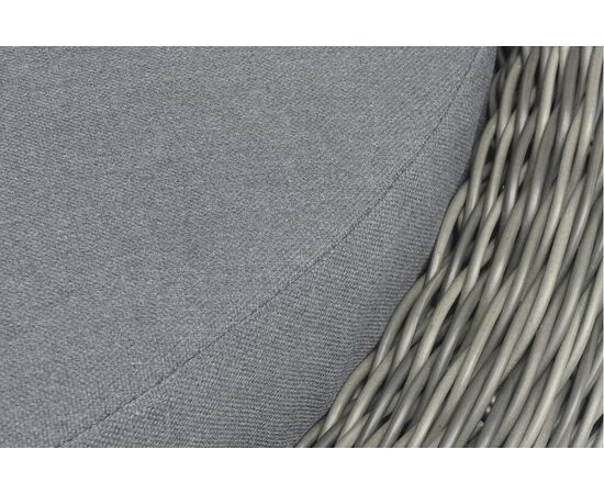 "Барселона" диван из искусственного ротанга трехместный, цвет графит, изображение 7 | Интернет магазин мебели и декора LifeDekor