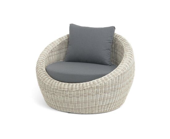 "Барселона" кресло из искусственного ротанга, цвет бежевый | Интернет магазин мебели и декора LifeDekor