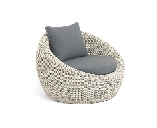 "Барселона" кресло из искусственного ротанга, цвет бежевый, изображение 2 | Интернет магазин мебели и декора LifeDekor