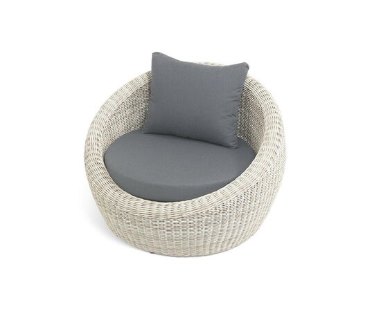 "Барселона" кресло из искусственного ротанга, цвет бежевый, изображение 4 | Интернет магазин мебели и декора LifeDekor