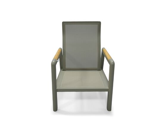 "Бари" кресло, каркас алюминий, цвет светло-серый, изображение 3 | Интернет магазин мебели и декора LifeDekor