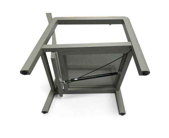 "Бари" кресло, каркас алюминий, цвет светло-серый, изображение 7 | Интернет магазин мебели и декора LifeDekor