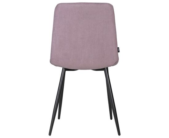 Стул обеденный DOBRIN CHILLY ROMBO, Лавандовый Simple 48, основание черное, Вариант: Лавандовый Simple 48, основание черное, изображение 5 | Интернет магазин мебели и декора LifeDekor