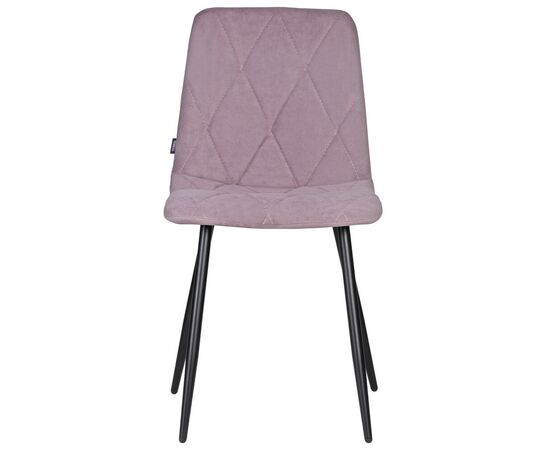 Стул обеденный DOBRIN CHILLY ROMBO, Лавандовый Simple 48, основание черное, Вариант: Лавандовый Simple 48, основание черное, изображение 6 | Интернет магазин мебели и декора LifeDekor