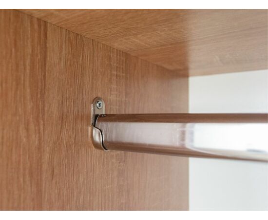 Шкаф «Алена» 4дв с зеркалом, Дуб сонома/Белый, изображение 9 | Интернет магазин мебели и декора LifeDekor