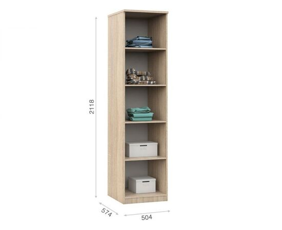 Спальня «Аврора», Дуб сонома/Белый, изображение 4 | Интернет магазин мебели и декора LifeDekor