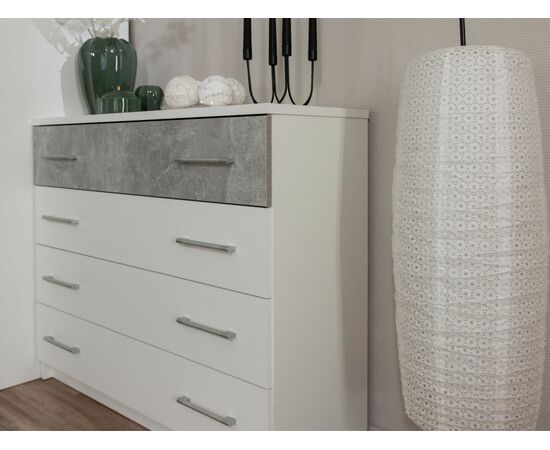 Спальня «Аврора» 3дв шк, Белый/Ателье светлый, изображение 10 | Интернет магазин мебели и декора LifeDekor