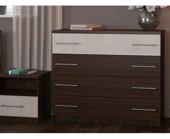 Спальня «Аврора» 3дв шк, Венге/Дуб молочный, изображение 6 | Интернет магазин мебели и декора LifeDekor