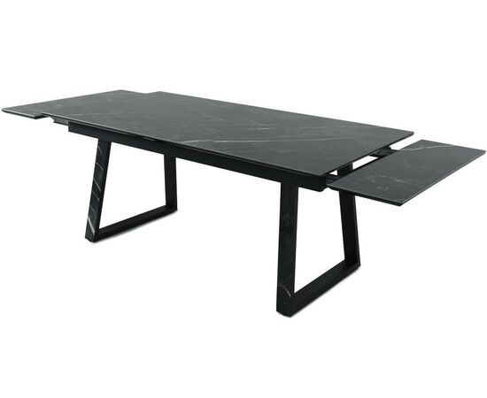 Стол «Monaco» Quadro, Wacom forest pulido, каркас черный, изображение 6 | Интернет магазин мебели и декора LifeDekor