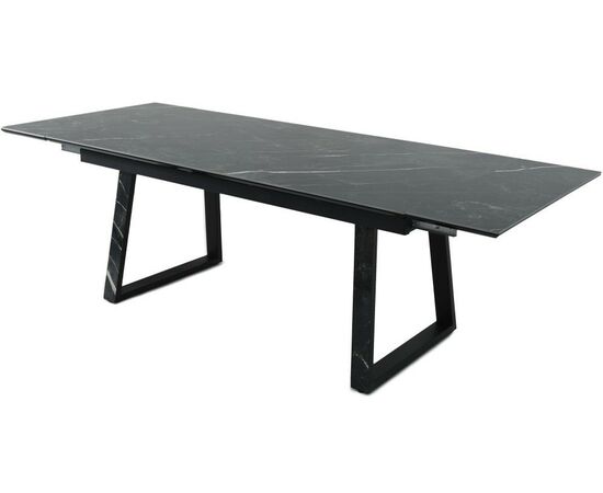 Стол «Monaco» Quadro, Wacom forest pulido, каркас черный, изображение 7 | Интернет магазин мебели и декора LifeDekor