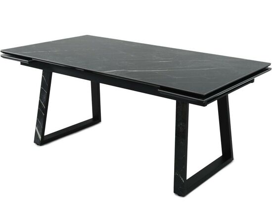 Стол «Monaco» Quadro, Wacom forest pulido, каркас черный, изображение 2 | Интернет магазин мебели и декора LifeDekor