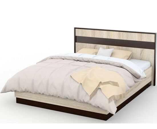 Кровать «Эшли» 160*200 (подъемник), Венге/сонома, изображение 2 | Интернет магазин мебели и декора LifeDekor