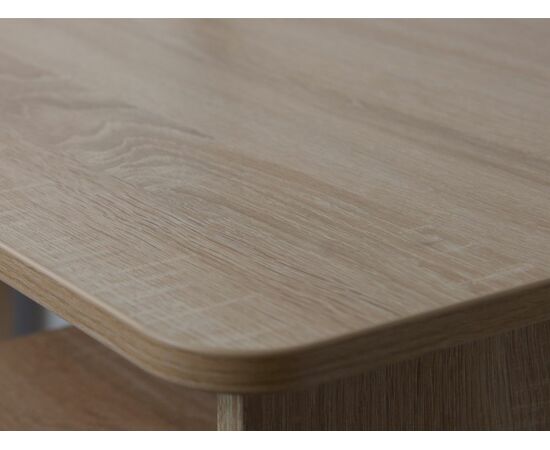 Стол «Гарвард» 120 1д1ящ, Дуб сонома/Белый, изображение 4 | Интернет магазин мебели и декора LifeDekor