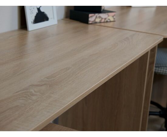 Стол «Гарвард» 120 3ящ, Дуб сонома/Белый, изображение 8 | Интернет магазин мебели и декора LifeDekor