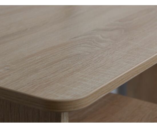 Стол «Гарвард» эргономик 130 3ящ ПР, Дуб сонома/Белый, изображение 7 | Интернет магазин мебели и декора LifeDekor