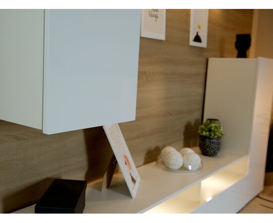 Стенка «Лия», Белый/белый глянец, изображение 7 | Интернет магазин мебели и декора LifeDekor