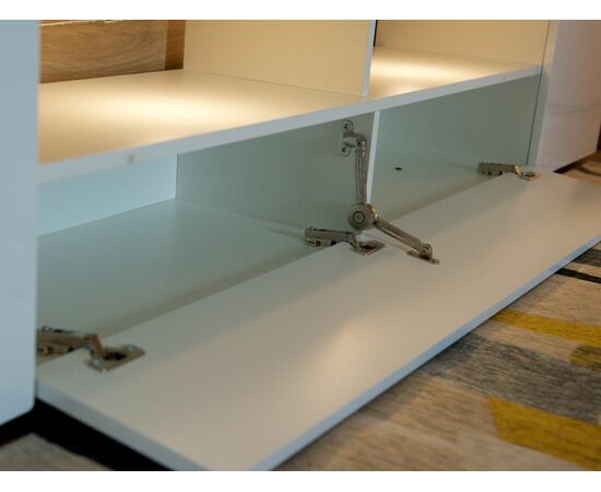 Стенка «Лия», Белый/белый глянец, изображение 10 | Интернет магазин мебели и декора LifeDekor