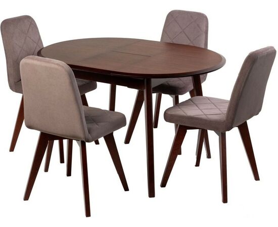 Стол ПГ-К МАССИВ 1050, Черешня, опоры Диагональ 5/5 дерево, Черешня, изображение 6 | Интернет магазин мебели и декора LifeDekor