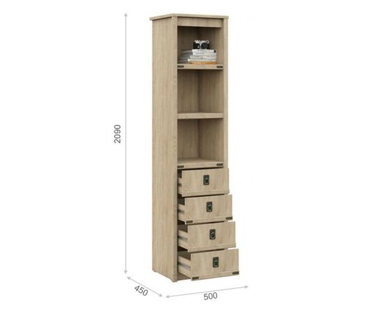 Детская «Валенсия», Дуб сонома, изображение 4 | Интернет магазин мебели и декора LifeDekor