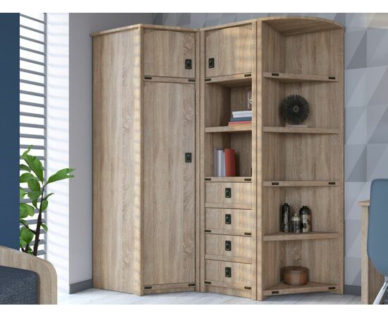 Детская «Валенсия-3», Дуб сонома, изображение 4 | Интернет магазин мебели и декора LifeDekor