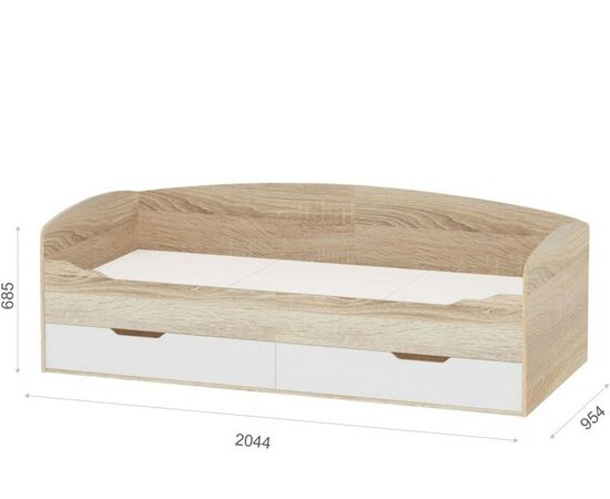 Детская «Стелс», Дуб сонома/белый, изображение 9 | Интернет магазин мебели и декора LifeDekor