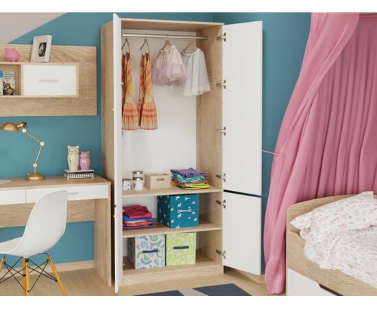 Детская «Стелс», Дуб сонома/белый, изображение 3 | Интернет магазин мебели и декора LifeDekor