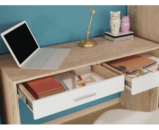 Детская «Стелс», Дуб сонома/белый, изображение 4 | Интернет магазин мебели и декора LifeDekor