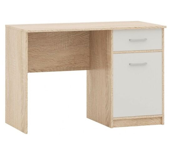 Стол «Стелс» 110 1д1ящ, Дуб сонома/белый, изображение 2 | Интернет магазин мебели и декора LifeDekor